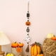 thumbnail image 1 of 1pc, Spooky Halloween Decor - Beaded Witch Pumpkin Bat Pendant for Home, Room, Bedroom, Holiday, Garden, and Yard Decor, 1 of 4
