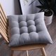 thumbnail image 1 of Xiao Hua Cojín Delgado Gris para Silla de Comedor -2 Piezas, Cojín de Encaje Acolchado Que Reduce la Presión, Cojín Antideslizante para Silla de Comedor para Sala de Estar Silla de Ocio, 17.72 X, 1 of 4