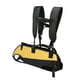 thumbnail image 3 of Transportín Para Perros Con Doble Correa Para El Hombro, Para Viajar, Andar En Bicicleta, L, Negro Y Amarillo, 3 of 3