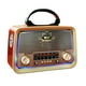thumbnail image 1 of Radio Portátil Linterna Bluetooth Recargable Y A Pilas Retro Vintage Rojo, 1 of 7