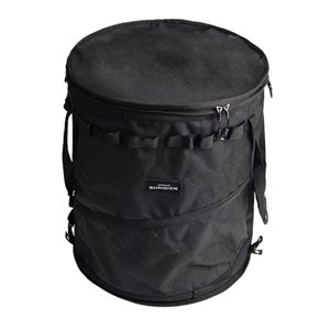Ioensy - Bote De Basura Para Acampar, Cesta Plegable Para Ropa Sucia, Portátil Para Jardín, Picnic, Negro
