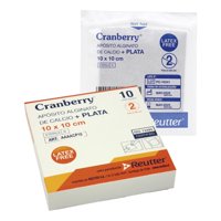 Reutter - Apósito Alginato Calcio Y Plata 10X10 Cranberry 10 Unidades