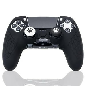 Genérico - Funda De Mando Inalámbrico Para Ps5 Dualsense Edge, Funda Con Pegatina Y Tapones Para El Pulgar-Negro