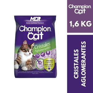 Champion Cat Arena Cristal Aglomerado 1.8Kg.