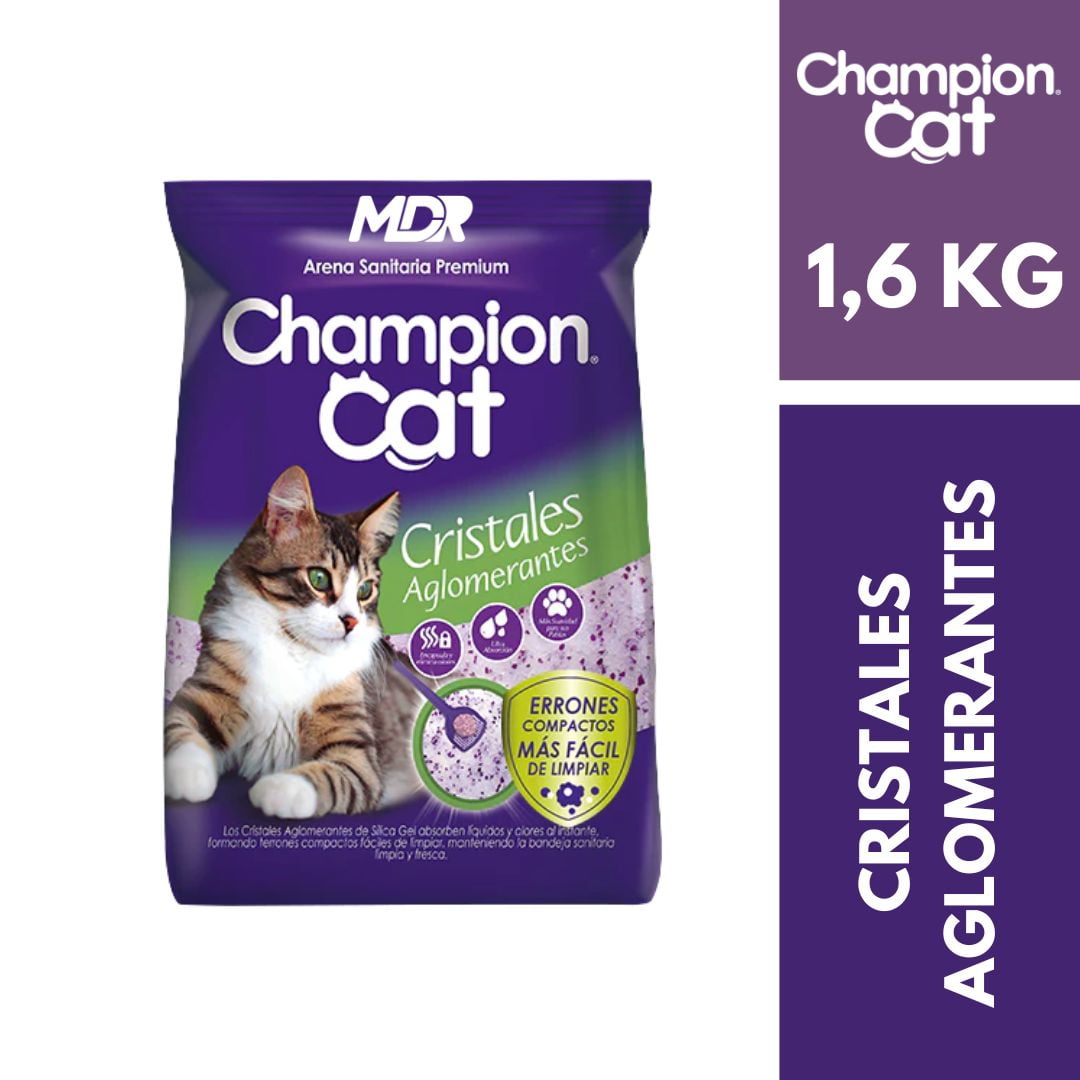 Champion Cat Arena Cristal Aglomerado 1.8kg.