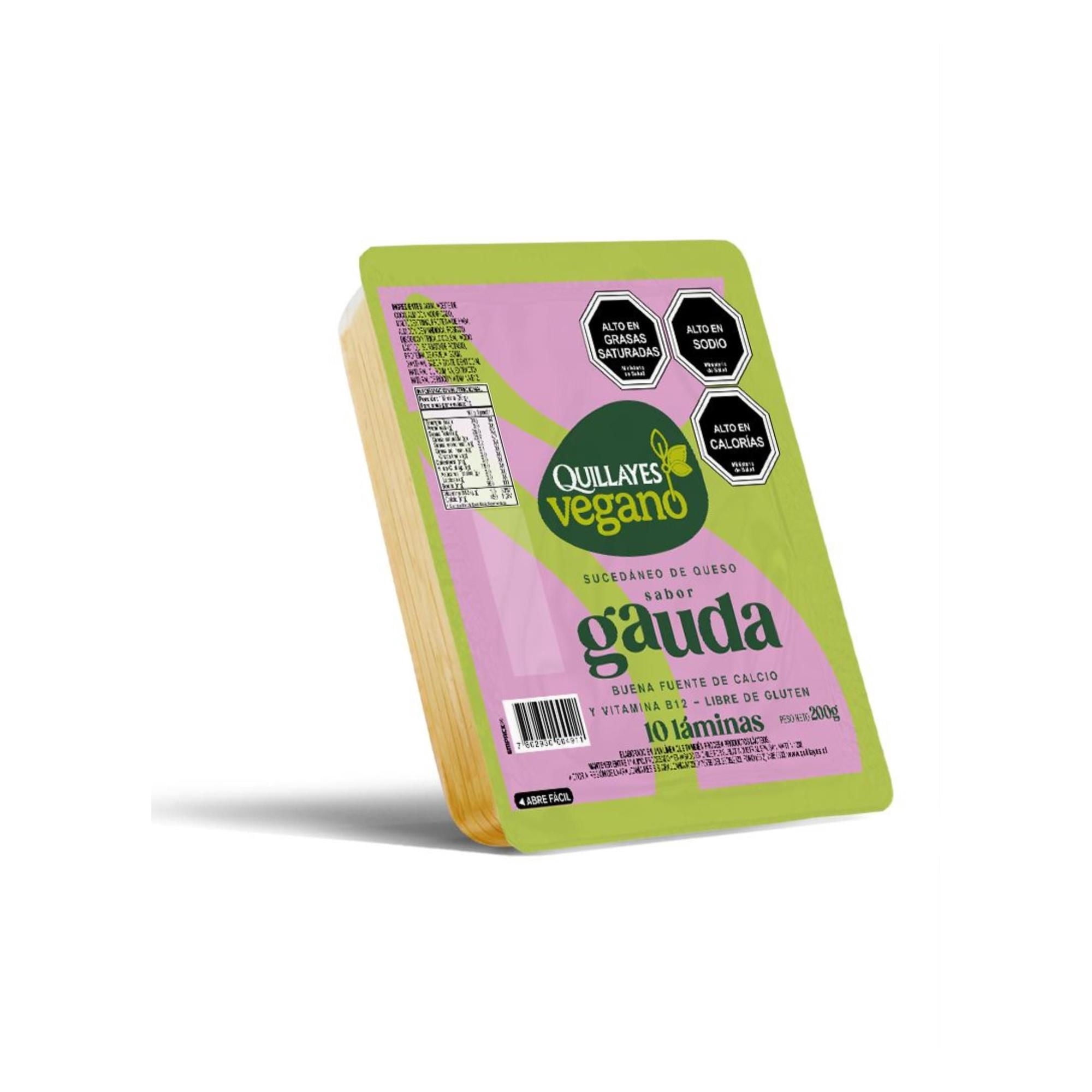 Sucedáneo De Queso Tipo Gauda (vegano) 200 g Quillayes
