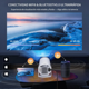 thumbnail image 3 of Proyector Portátil Led Belug 4k Hd Android 11 Wifi 6 Bluetooth 5.0  Blanco, 3 of 5