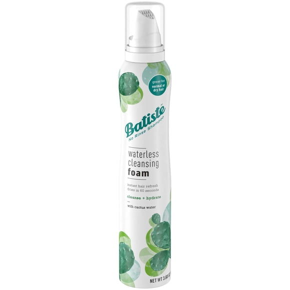 Espuma Limpiadora Sin Agua Batiste con Agua de Cactus 105 ml