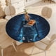 thumbnail image 4 of Vinícius Júnior theme Fitted Round Tablecloths Elastic Edged Table Covers Waterproof Table Cloth For Kitchen Holiday Party Tables Decor 120cm, 4 of 6