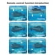 thumbnail image 4 of Submarino RC Tsiodot 6CH Impermeable Juguete de Buceo Azul, 4 of 7