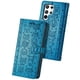 thumbnail image 1 of Funda Cartera FOXDOCK para Samsung Galaxy S22 Ultra , Flip PU con Relieve de Gatos y Perros, Tarjetero y Soporte, 1 of 6