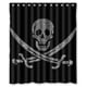 thumbnail image 1 of Cortina de ducha con imagen de barco pirata, juego de cortinas de baño con ganchos, tamaño 60 x 72 pulgadas, 1 of 3