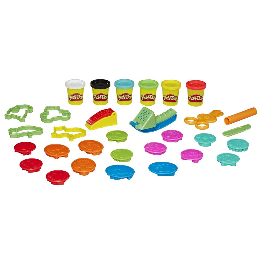 Juego Clásico De Botes Play-doh, Juguete Preescolar De 6 Colores
