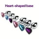 thumbnail image 4 of 1pc Waterproof Stainless Steel Anal Plug with Crystal Design - Perfect for Beginners and Couples - Enhance Your BDSM Experience, 4 of 5