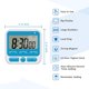 thumbnail image 3 of Reloj digital de cocina Rumcnjen mejorado de 12/24 horas, azul, 3 of 7