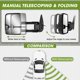 thumbnail image 4 of Espejos de remolque Siziom para Chevy Silverado/GMC Sierra 2003-2007, 4 of 9