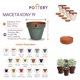 thumbnail image 3 of Set de 2 Maceta Kony 19cm Terra Beige y sus platos, 3 of 3