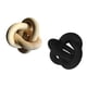 thumbnail image 4 of Nudo De Madera Para Decoración Del Hogar, 2 Uds., 3 Eslabones, Color Madera, Negro, 4 of 5