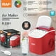 thumbnail image 3 of Maquina De Hielo Express 26lbs Compacta Portátil Hogar Red R-0301, 3 of 4