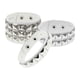 thumbnail image 1 of 3 Pulseras Punk De Cuero Sintético Para Adultos, Hombres Y Mujeres, Para Cosplay, Color Blanco, 1 of 5