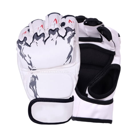 Ioensy - Guantes Mma Medio Dedo Bolsa De Artes Marciales Guantes Para Entrenamiento Sanda Muay Thai