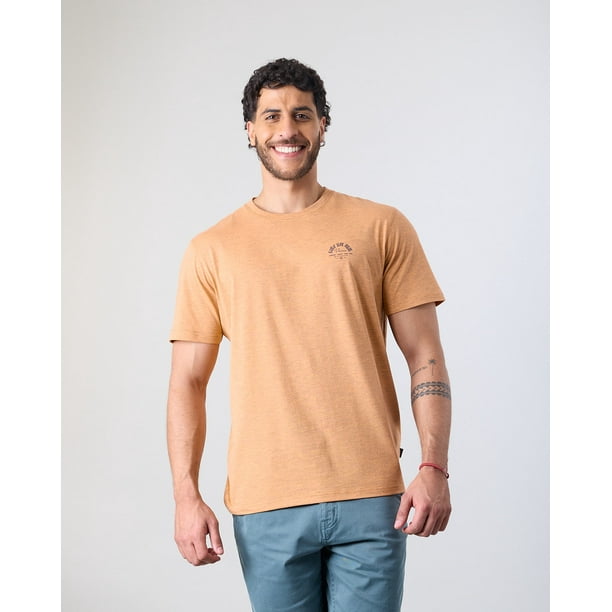 Polera hombre manga corta Melange XV1713 Polemic