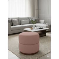 Muebles New - Puff Giratorio Palo Rosa Lino