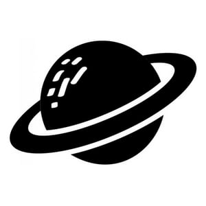 Rienda Libre Graphics - Decomural Planet Saturn Space Ws-15767