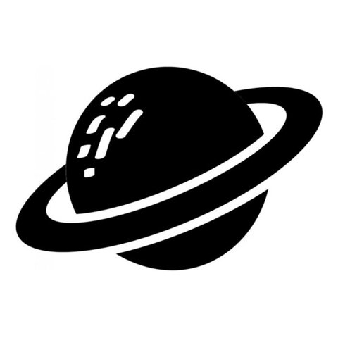 Rienda Libre Graphics - Decomural Planet Saturn Space Ws-15767