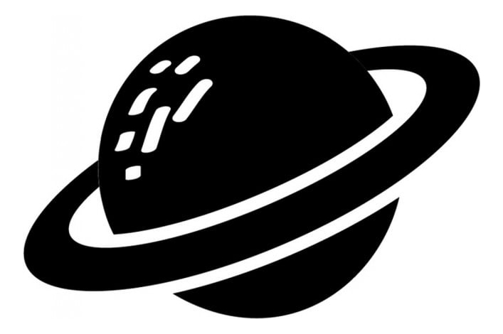 Rienda Libre Graphics - Decomural Planet Saturn Space Ws-15767