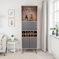 Tuhome - Bar Alto Vassel 5 Puertas Miel Y Plomo