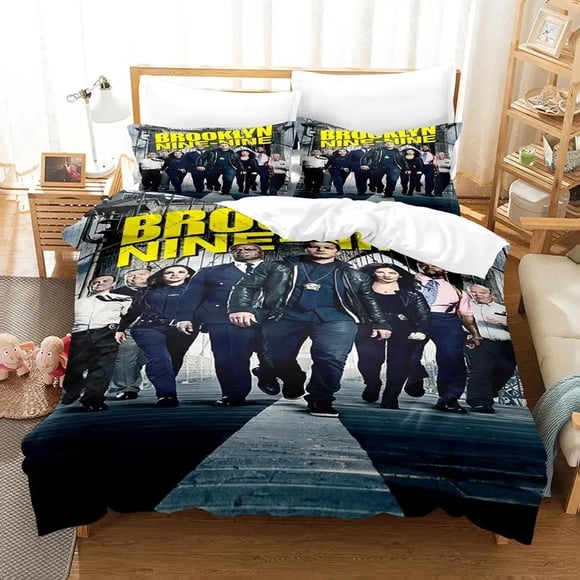 Brooklyn Nine-Nine Bedding Set Duvet Cover Bed Set Quilt Cover Pillowcase Comforter Boys Adult Bedding