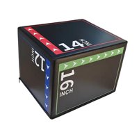 Magideal - Cajón De Salto Pliométrico 3 En 1, Equipo De Ejercicio De Salto, Versátil, De Alta Densidad, Para Entrenamiento De Fuerza Y Agilidad En Gimnasios Y Estilo D