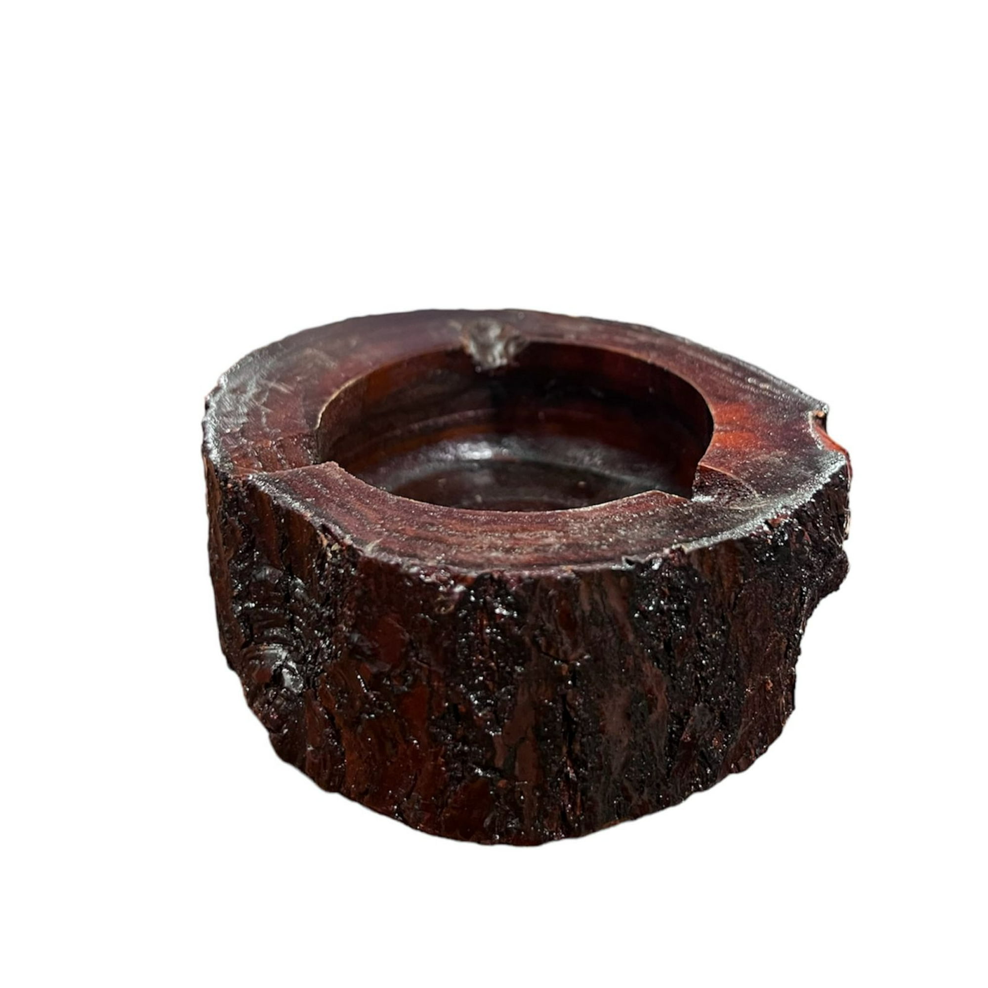 Oem - Cenicero Corteza Madera Tronco Cenicero Rustico Decorativo