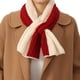 thumbnail image 1 of Bufanda de punto de invierno para mujer, de dos colores, de canalé, con abertura en la boca, suave y bonita, para calentar el cuello., 1 of 6