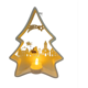 thumbnail image 1 of Portavelas LED- Árbol Navideño Blanco, 1 of 2
