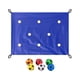 thumbnail image 4 of Juego De Construcción De Equipos Con Lona Perforada Para Grupos De Trabajo En Equipo, 6 Pelotas De Poliuretano, Fiesta Cooperativa, Azul Profundo, 4 of 5