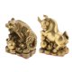 thumbnail image 4 of 2 Uds Estatuilla De Animal Chino De Latón Puro Ornamento De Estatua Tigre + Buey, 4 of 6