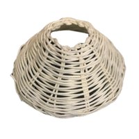 Ioensy - Pantalla De Lámpara De Ratán Tejida A Mano, Cubierta De Luz Colgante, Pantalla De Lámpara, Protector De Bombilla