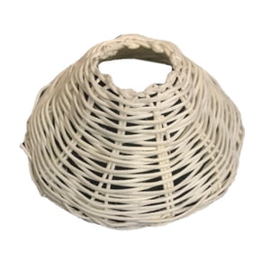 Ioensy - Pantalla De Lámpara De Ratán Tejida A Mano, Cubierta De Luz Colgante, Pantalla De Lámpara, Protector De Bombilla