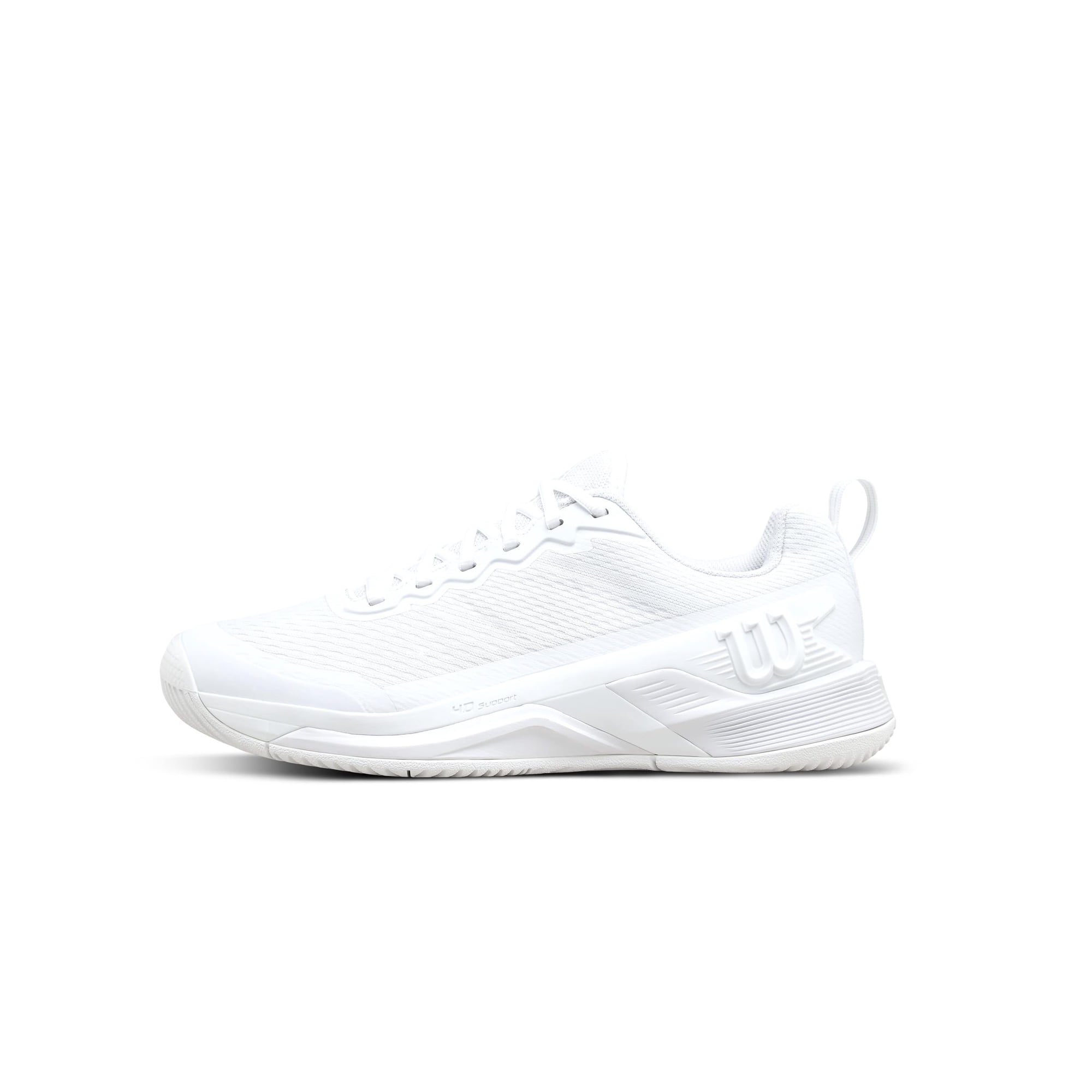 Zapatillas De Tenis Wilson Rush Pro 4.5 Para Hombre, Anchas, Blanco/negro, Talla 9