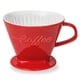 thumbnail image 1 of Goteador De Café Xxl De Porcelana Roja, 1 of 8