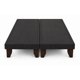 thumbnail image 3 of Base De Cama Europea 2 Plazas Dividida 190 Cm Largo - Negro, 3 of 5