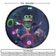 thumbnail image 2 of Beast Boy: Lobo solitario Funda para neumático de repuesto de tela Oxford - Tela Oxford 76CM, 2 of 6