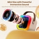 thumbnail image 3 of Parlante Bluetooth JYX, Mini Parlante Karaoke Con 2 Micrófonos Inalámbricos, Compatible Con Entrada Tf/ Aux, Parlante Bluetooth Con voz Mágica Divertida, K12-B, 3 of 9