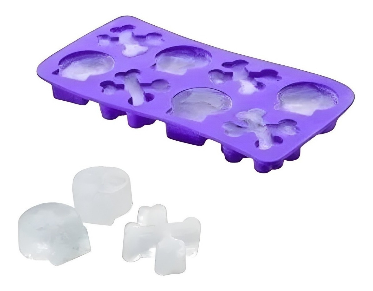 Genérico - Molde De Silicona Calavera Moldes Silicona Calaveras Huesos