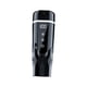 thumbnail image 3 of Hervidor de agua eléctrico de 12 V y 24 V, hervidor de agua caliente de acero inoxidable, calentador de taza de viaje para leche, camión al aire libre Negro, 3 of 5