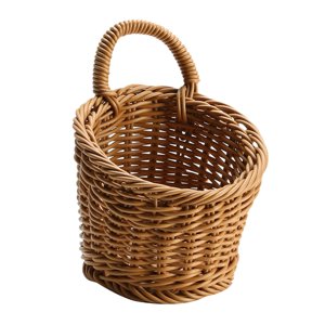 Magideal - Cestas Para Colgar En La Pared Cesta De Pared Tejida Multifuncional Para Ahorrar Espacio, Cesta De Frutas Colgante Para Revistas De Ajo, Artículos Div S