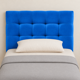 thumbnail image 1 of Respaldo De Cama 1 Plaza Valencia Felpa Azul, 1 of 4