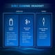 thumbnail image 5 of Auriculares inalámbricos para juegos Gtheos Captain 300 para PC PS4 PS5, 5 of 9